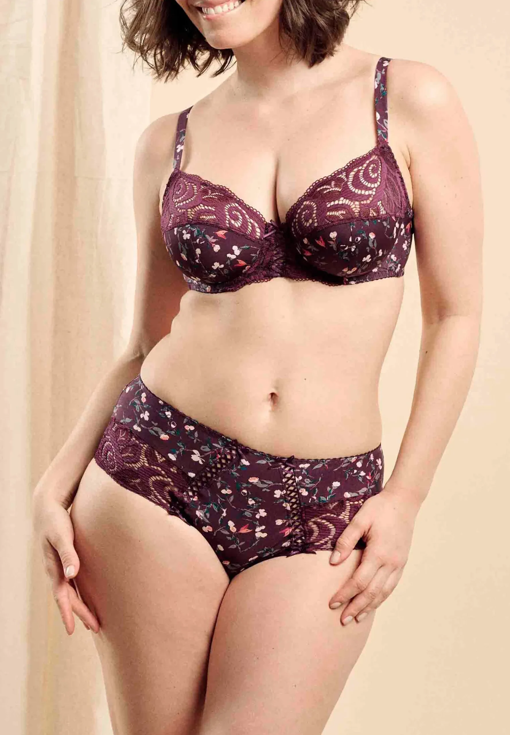 Full cup bra Amélie Print