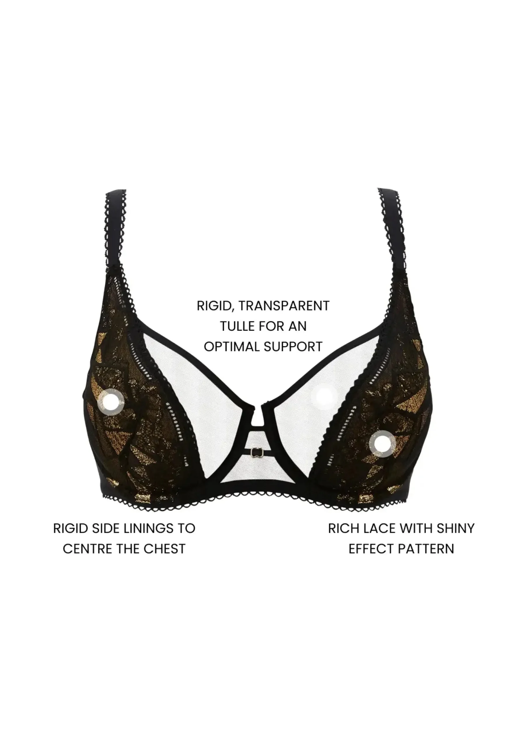 Half cup bra Désiré
