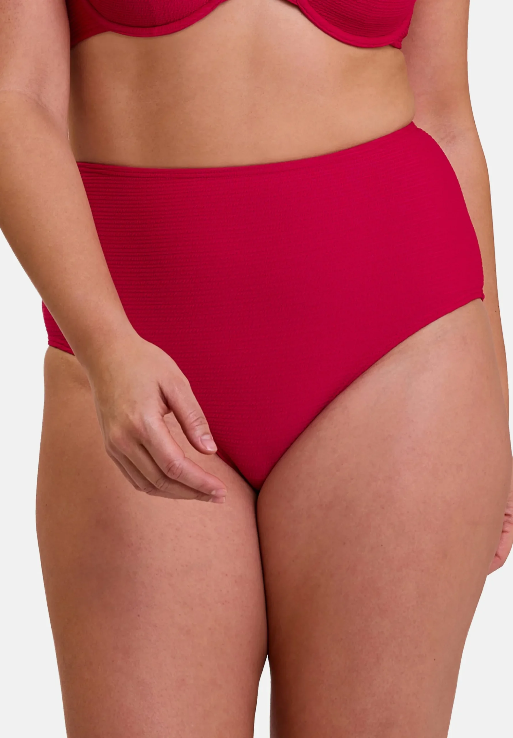 High waisted bikini medium Briefs Glamorous Textured