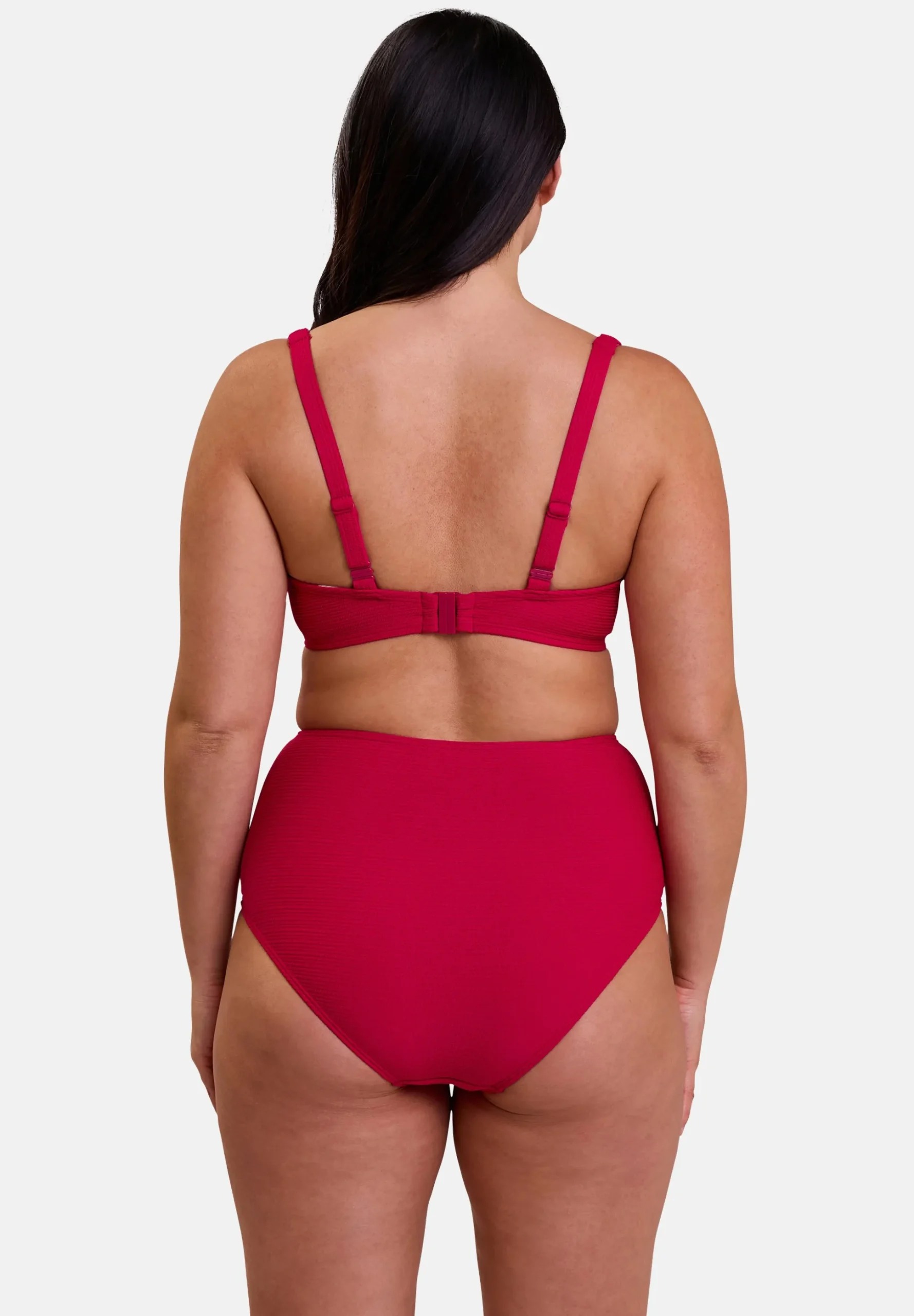 High waisted bikini medium Briefs Glamorous Textured