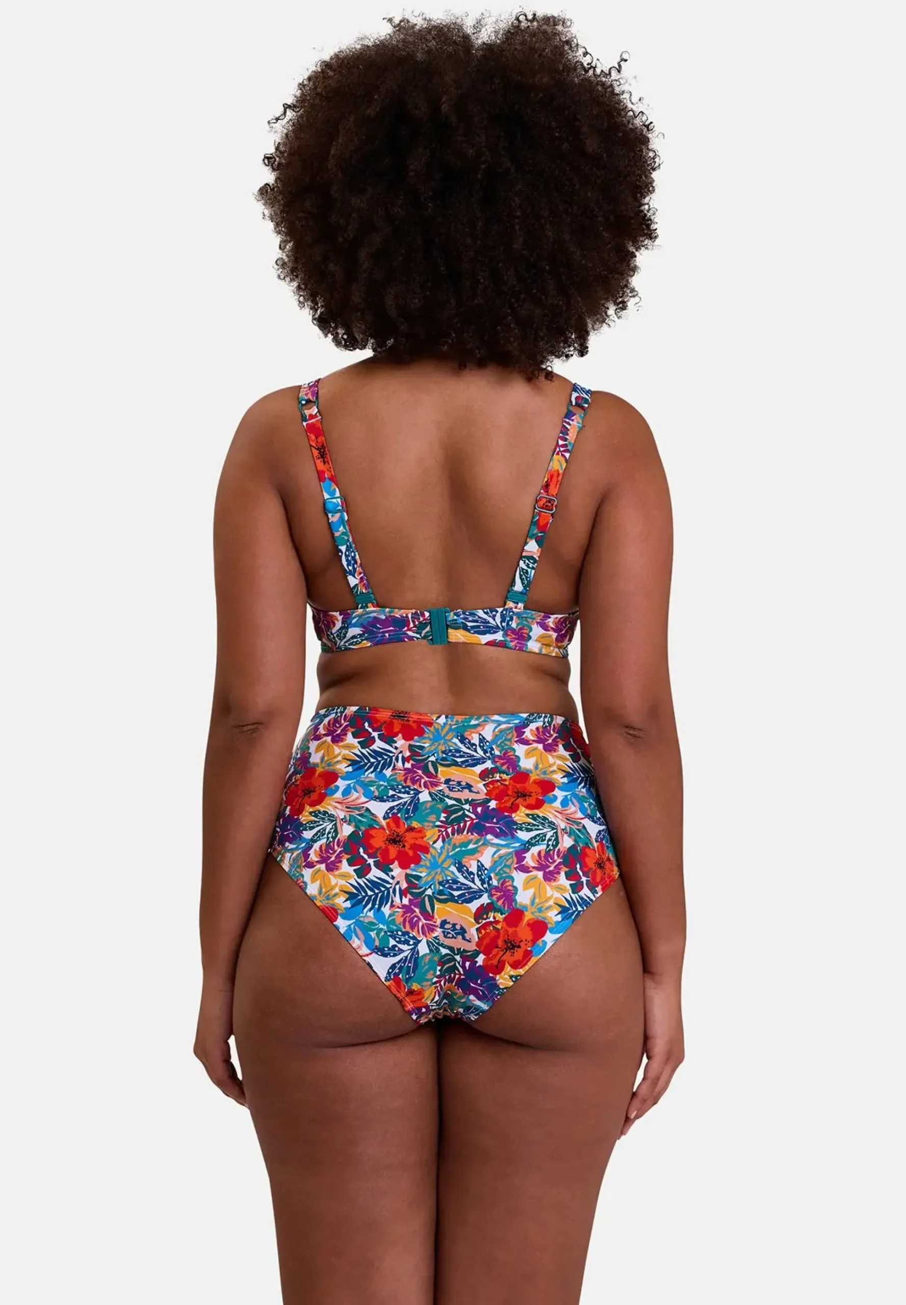High-waisted swim briefs Curaçao