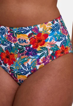High-waisted swim briefs Curaçao
