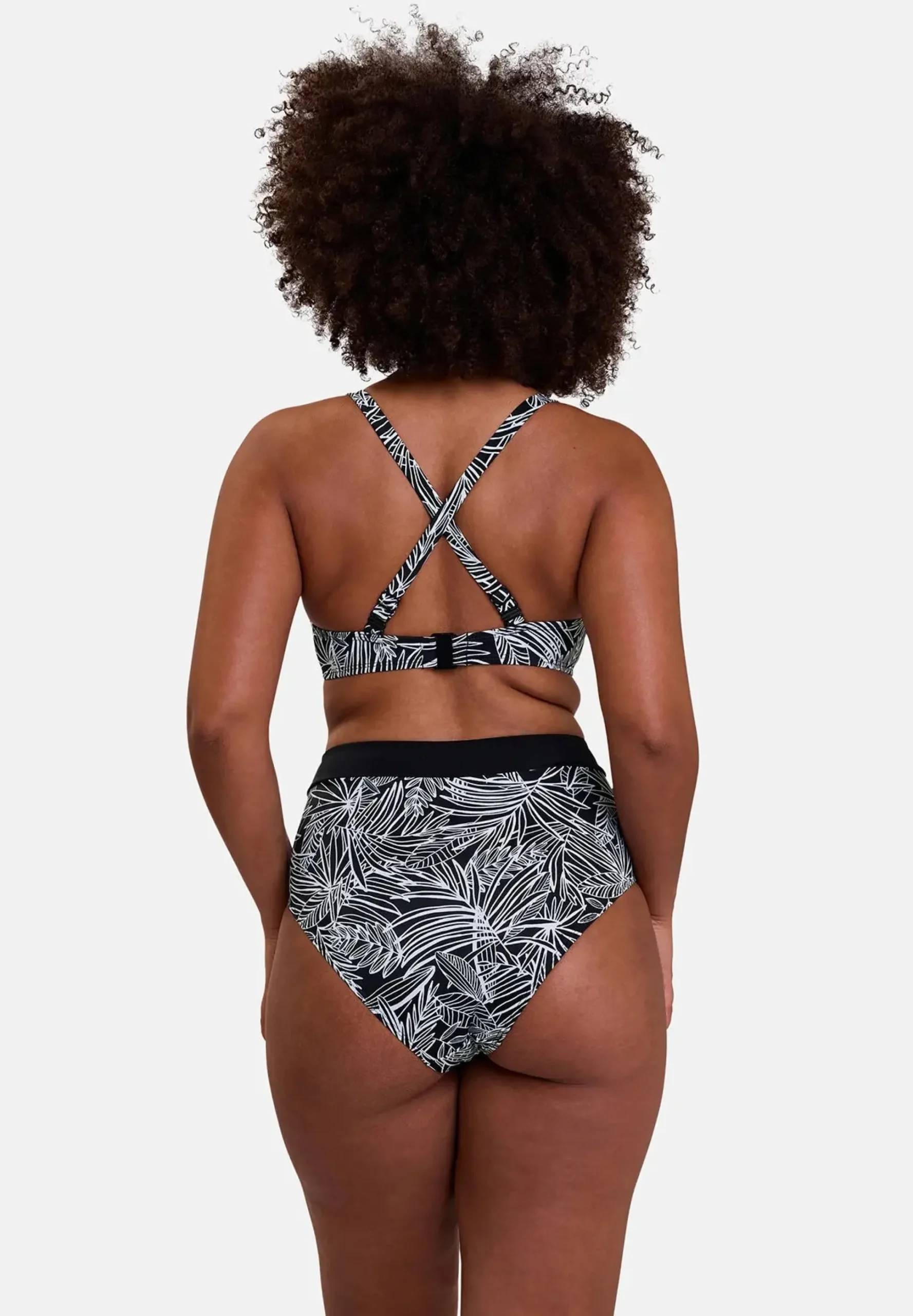 High-waisted swim briefs Seychelles