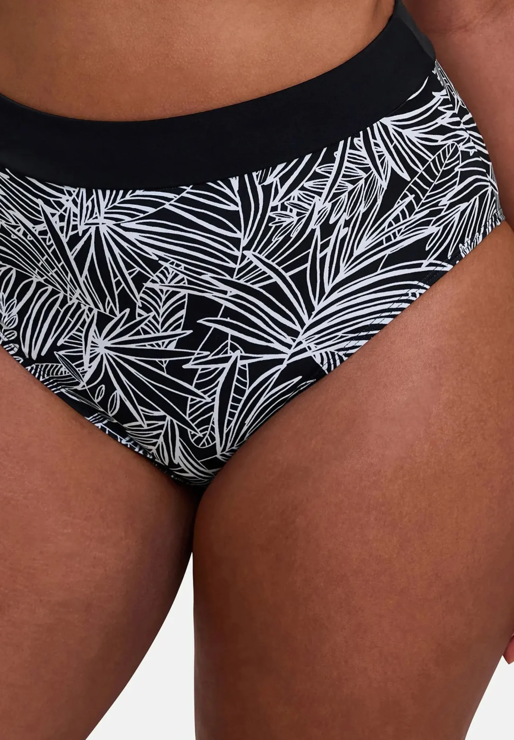 High-waisted swim briefs Seychelles
