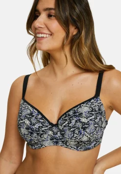Lightly lined underwired bikini top At the world's end