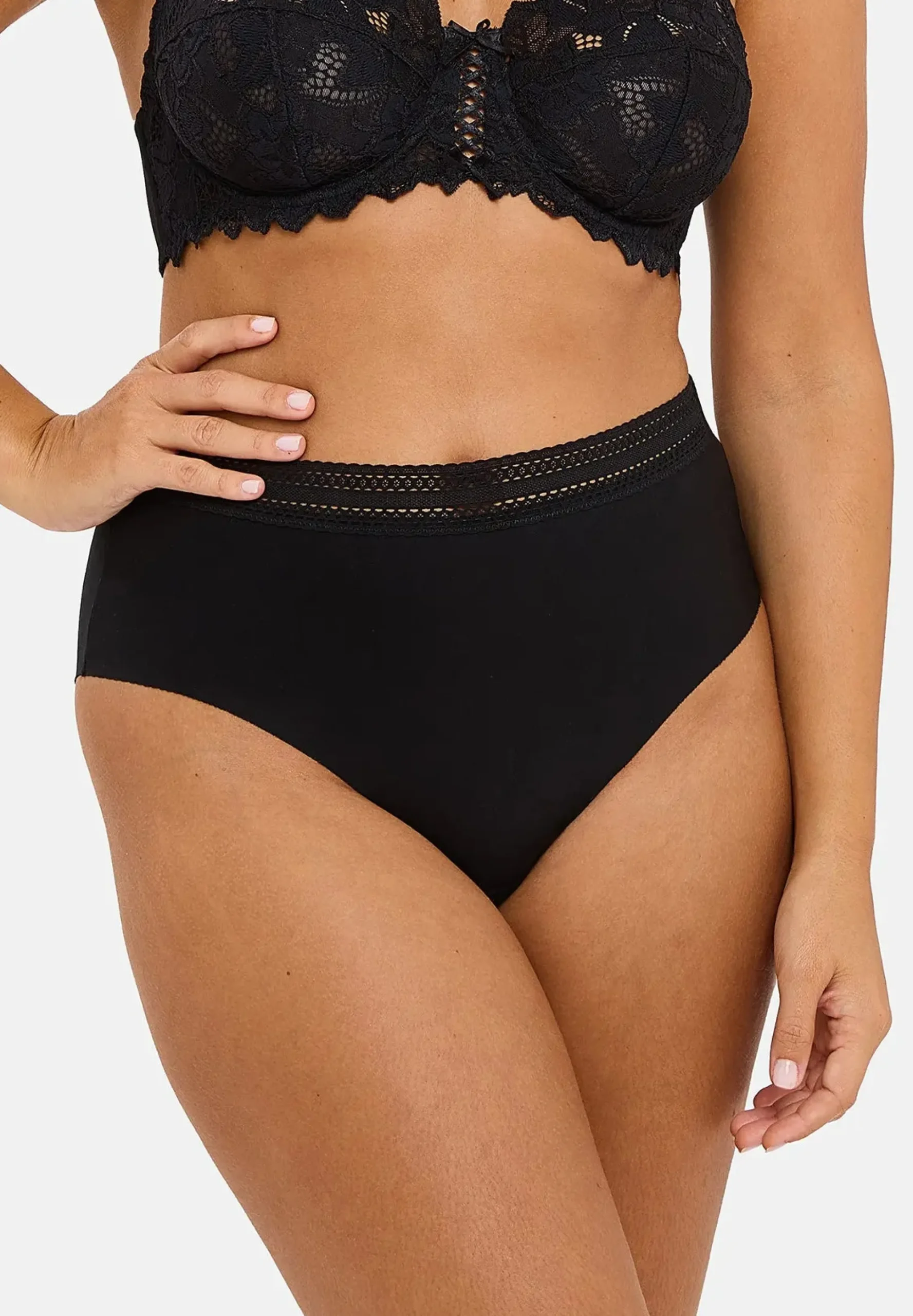 Pack of 2 medium briefs Invisible Coton