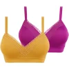 Pack of 2 wireless bralettes Agathe