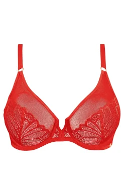 Plunge bikini top Giulia