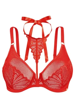 Plunge bikini top Giulia