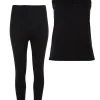 Set of thermal tank top and leggings Chill Black Chill