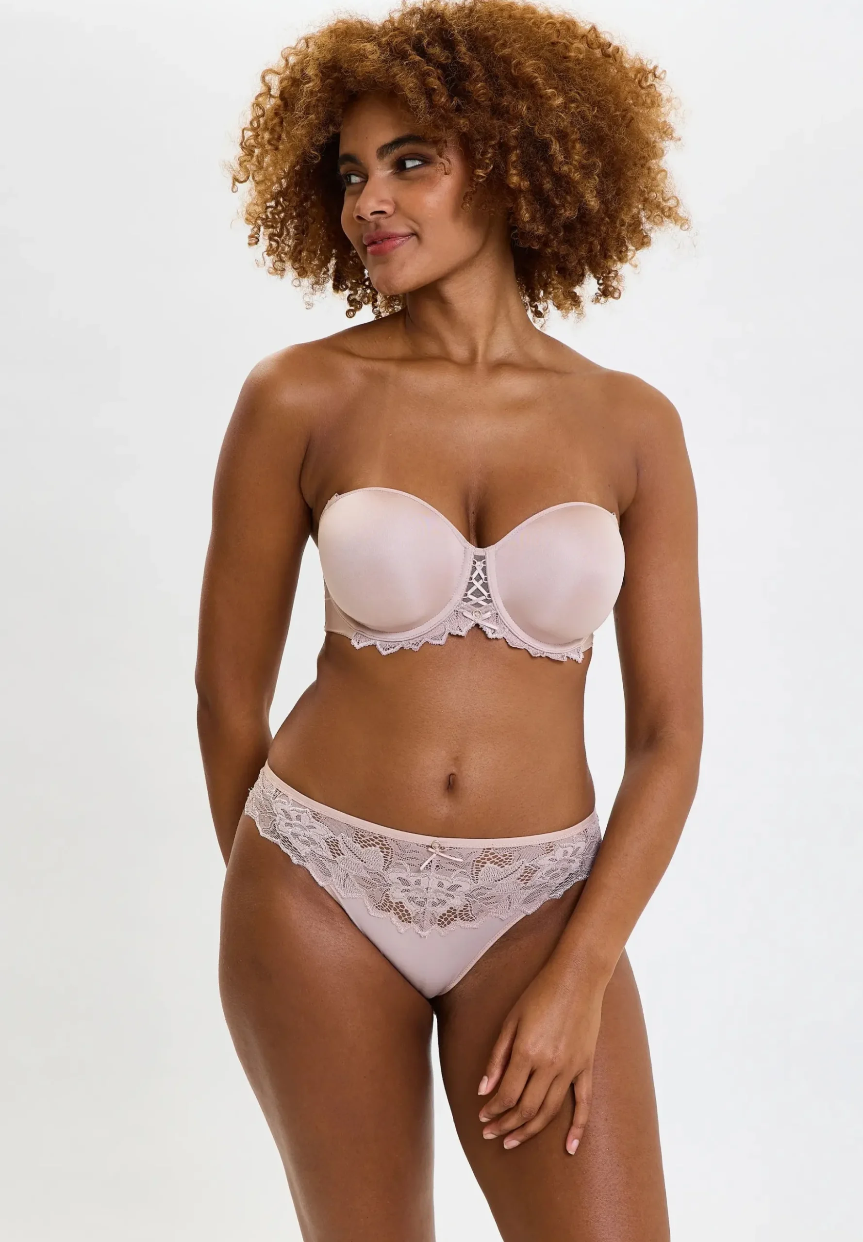 Strapless underwired bandeau padded bra Arum Prima