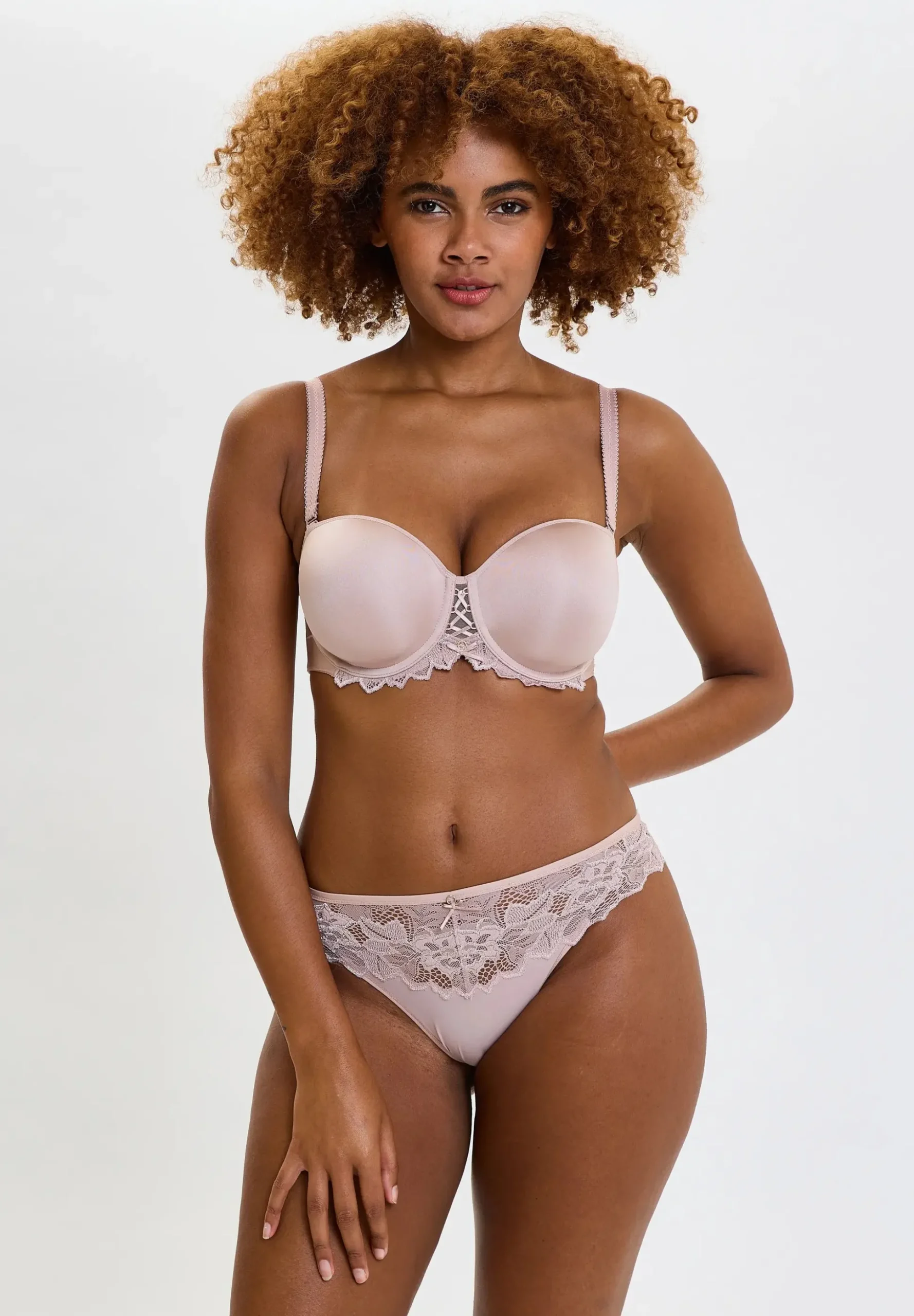 Strapless underwired bandeau padded bra Arum Prima