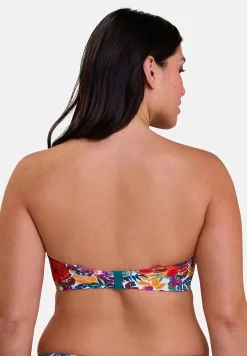 Underwired bandeau bikini top Curaçao