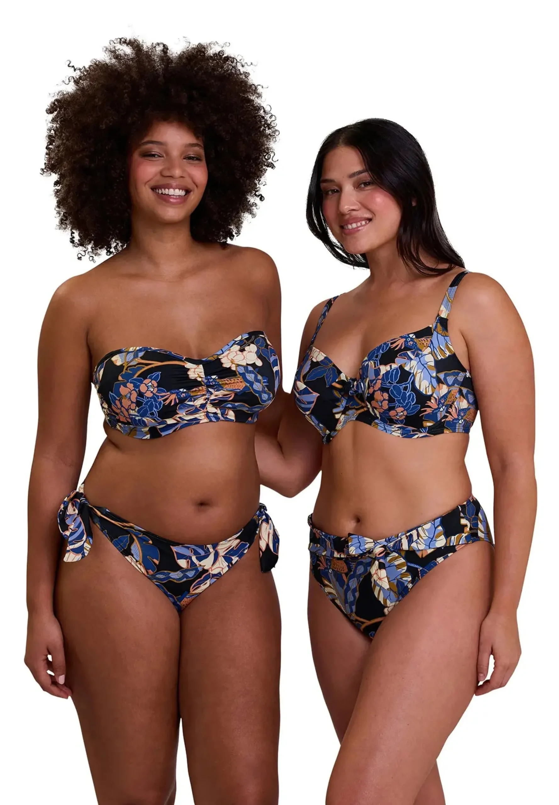 Underwired bandeau bikini top Fidji