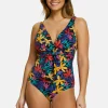 Wireless one piece swimsuit Island Dream