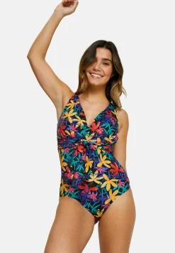 Wireless one piece swimsuit Island Dream